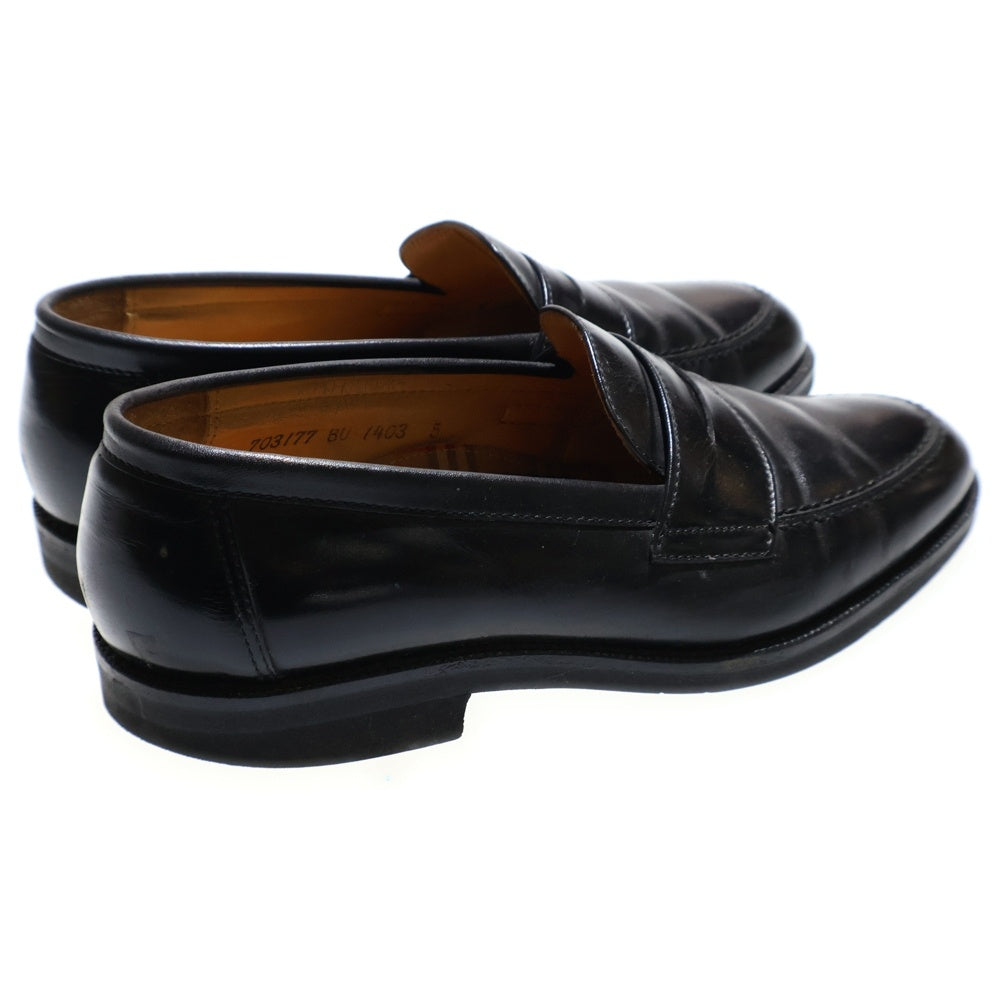 BURBERRYS(バーバリーズ) コイン ローファー レザー ブラック