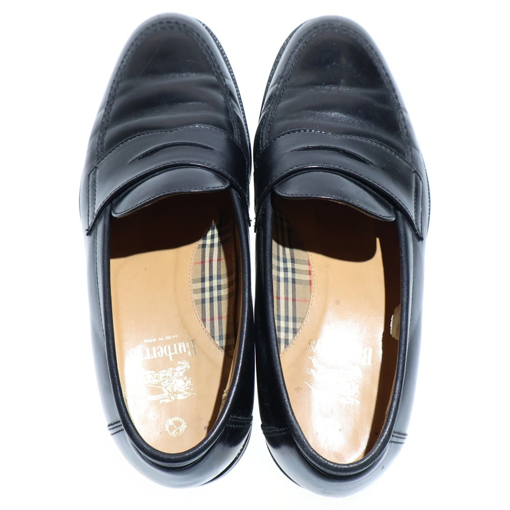 BURBERRYS(バーバリーズ) コイン ローファー レザー ブラック