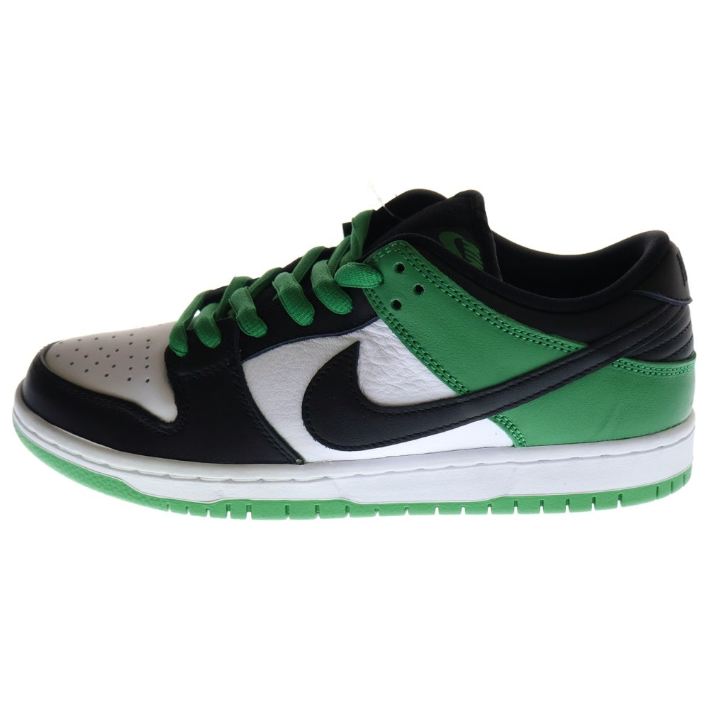 NIKE SB(ナイキエスビー) Dunk Low Pro Black and Classic Green ダンク ロー ローカットスニーカー ブラック/グリーン US8/26cm BQ6817-302