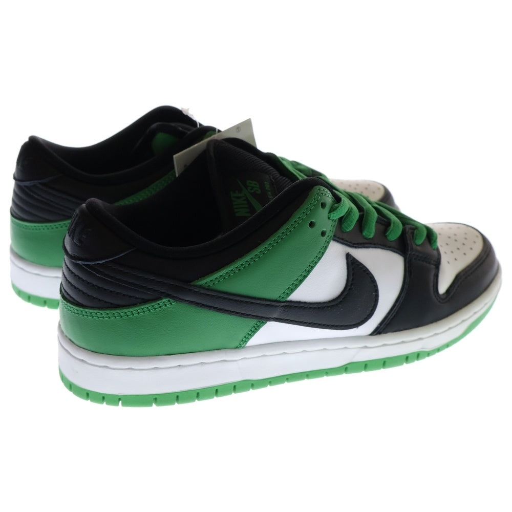NIKE SB(ナイキエスビー) Dunk Low Pro Black and Classic Green ダンク ロー ローカットスニーカー ブラック/グリーン US8/26cm BQ6817-302