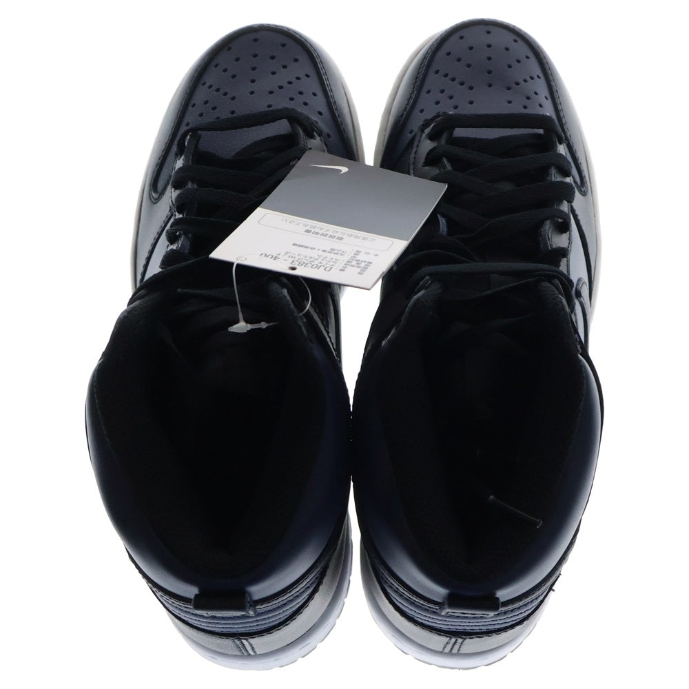 NIKE(ナイキ) ×FRAGMENT DESIGN DUNK HIGH CITY PACK MIDNIGHT NAVY フラグメントデザイン ダンク ハイカットスニーカー ミッドナイトネイビー US8/26cm DJ0383-400
