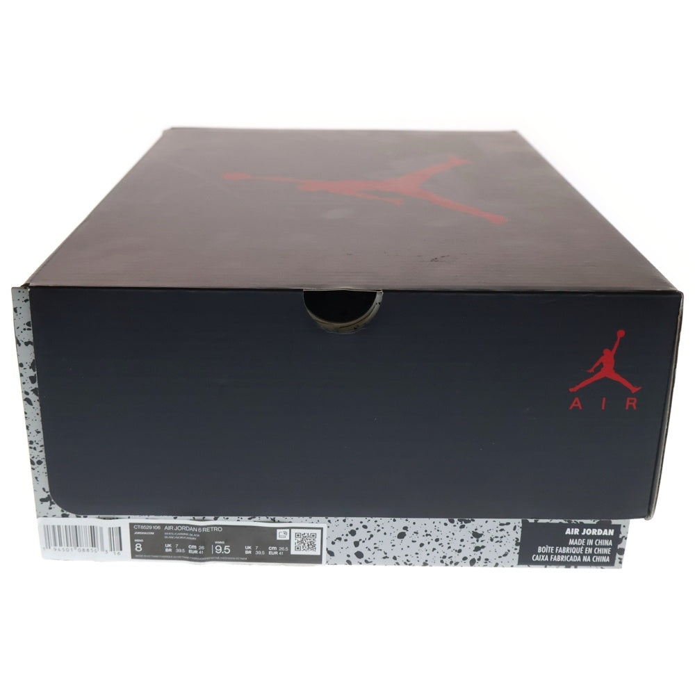 NIKE(ナイキ) AIR JORDAN 6 RETRO CARMINE エアジョーダン カーマイン ハイカットスニーカー ホワイト/レッド US8/26cm CT8529-106