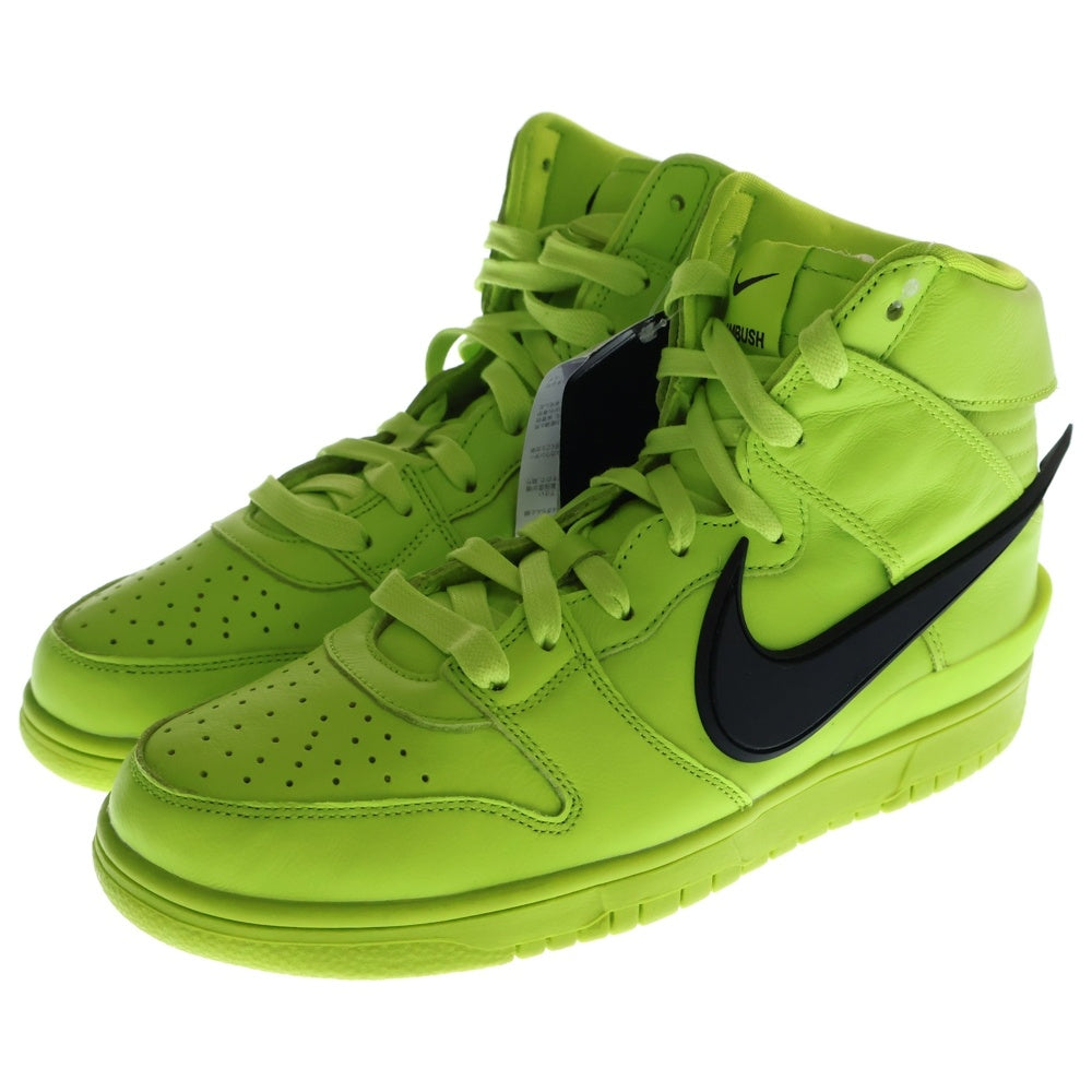 NIKE(ナイキ) ×AMBUSH NIKE DUNK HI アンブッシュ ダンク ハイカットスニーカー シューズ イエロー US8/26cm CU7544-300