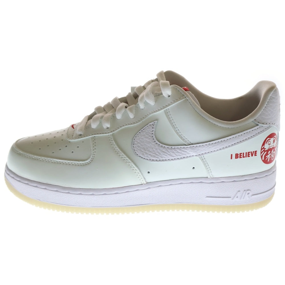 NIKE(ナイキ) AIR FORCE 1 LOW CO.JP I BELIEVE 達磨 エアフォース1 ロー ダルマ ローカットスニーカー ホワイト/レッド US8/26cm DD9941-100