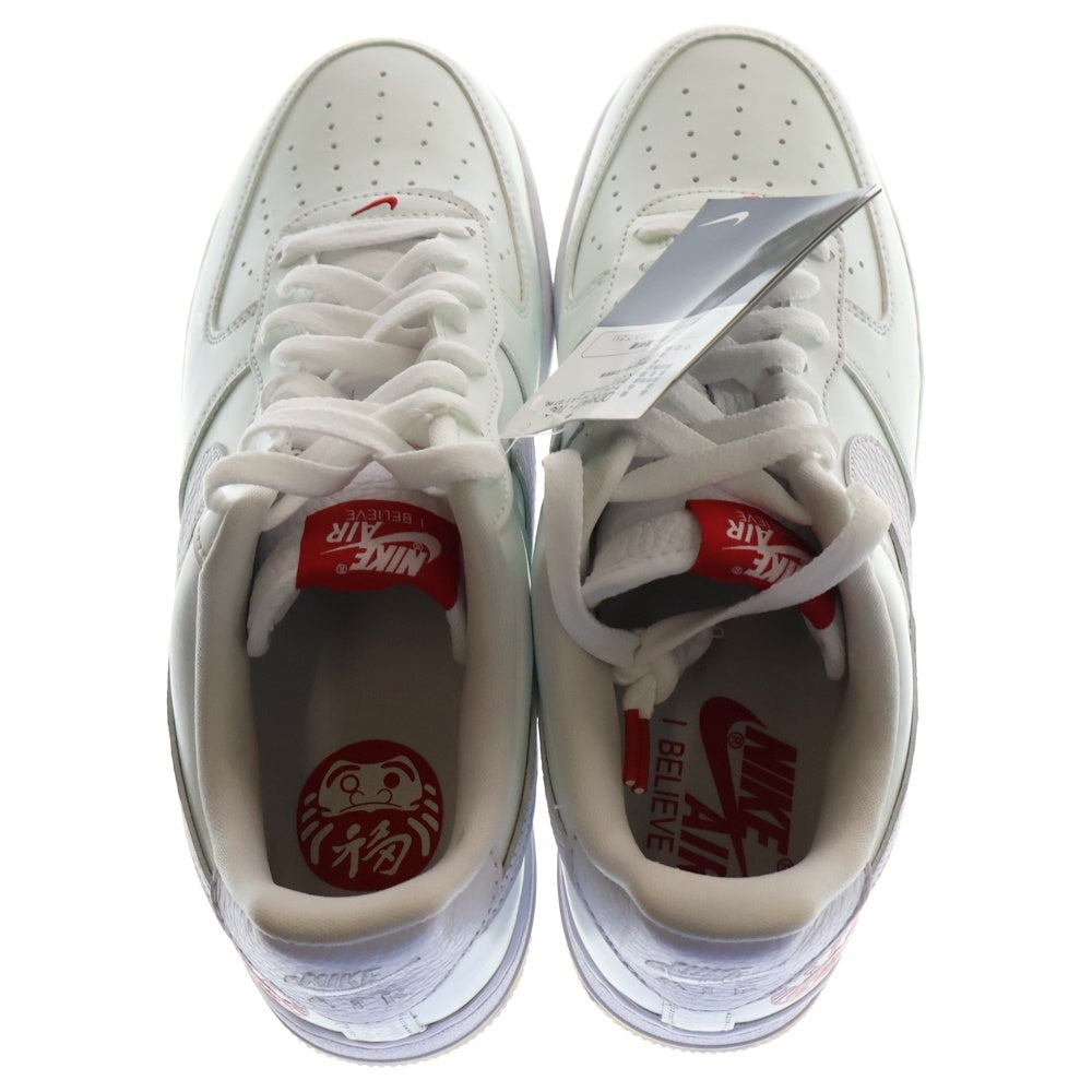 NIKE(ナイキ) AIR FORCE 1 LOW CO.JP I BELIEVE 達磨 エアフォース1 ロー ダルマ ローカットスニーカー ホワイト/レッド US8/26cm DD9941-100