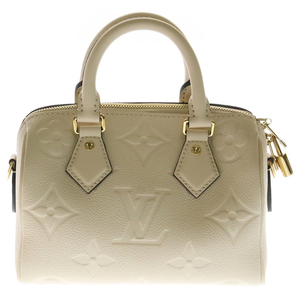 LOUIS VUITTON(ルイヴィトン) モノグラムアンプラント スピーディ・バンドリエール20 ハンドバッグ/ショルダーバッグ クレーム