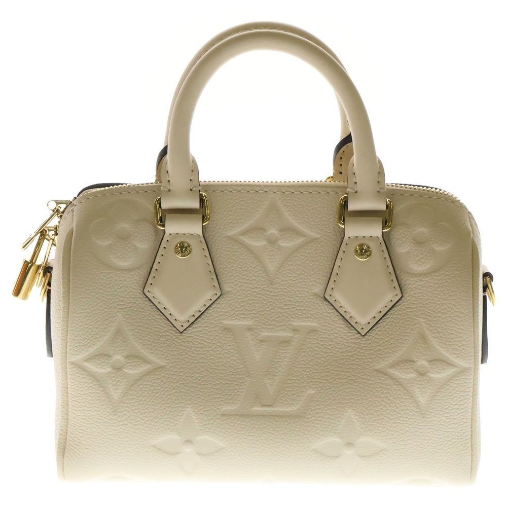 LOUIS VUITTON(ルイヴィトン) モノグラムアンプラント スピーディ・バンドリエール20 ハンドバッグ/ショルダーバッグ クレーム