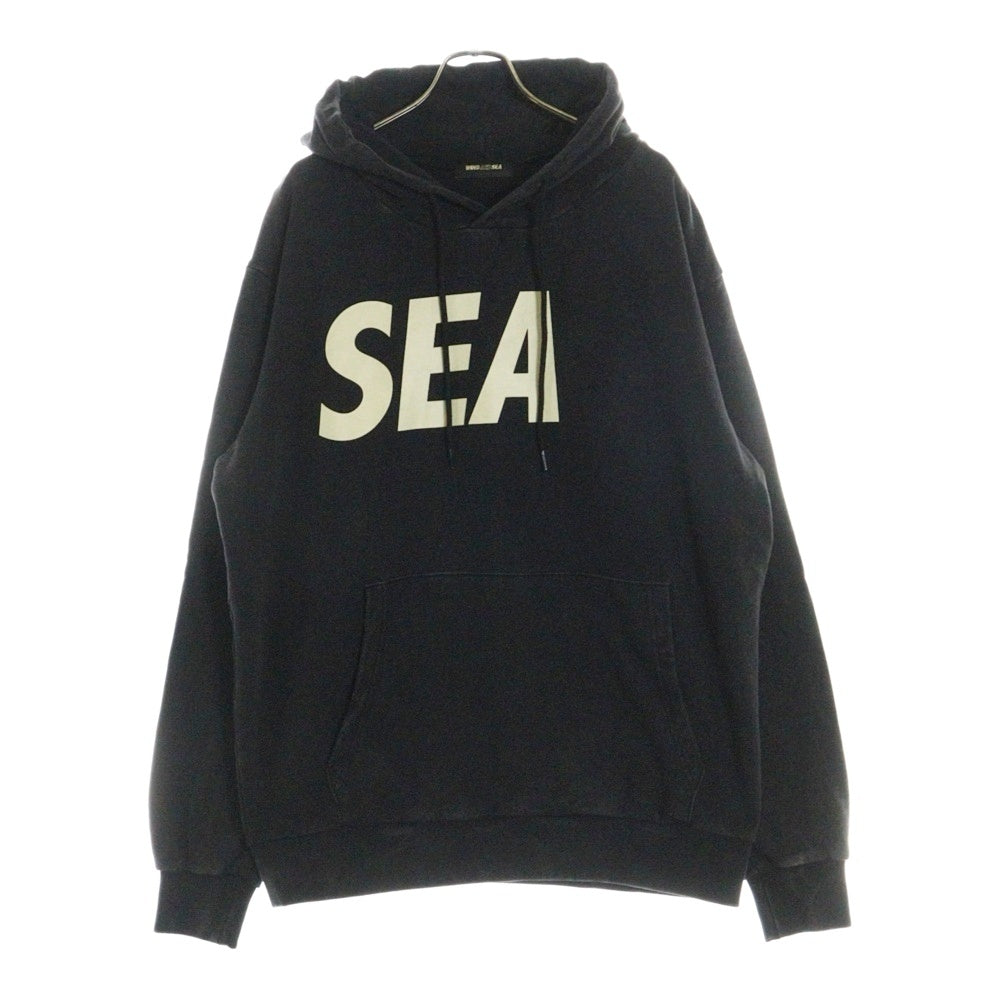 WIND AND SEA(ウィンダンシー) SULFER HOODIE サーファー フーディー パーカー ブラック WDS-O-SIG-24-Q1-CS-01