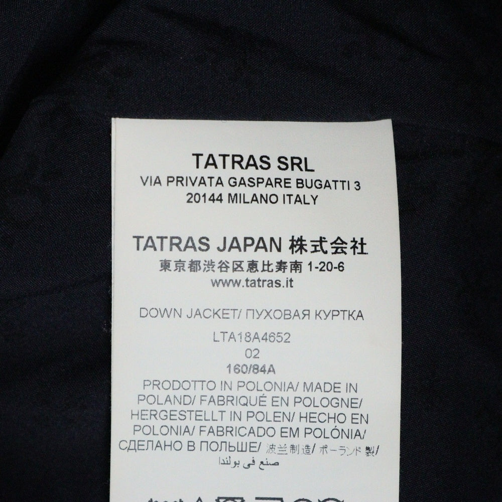 TATRAS(タトラス) PRIMULA プリムラ ウール ダウンコート ネイビー LTA18A4652