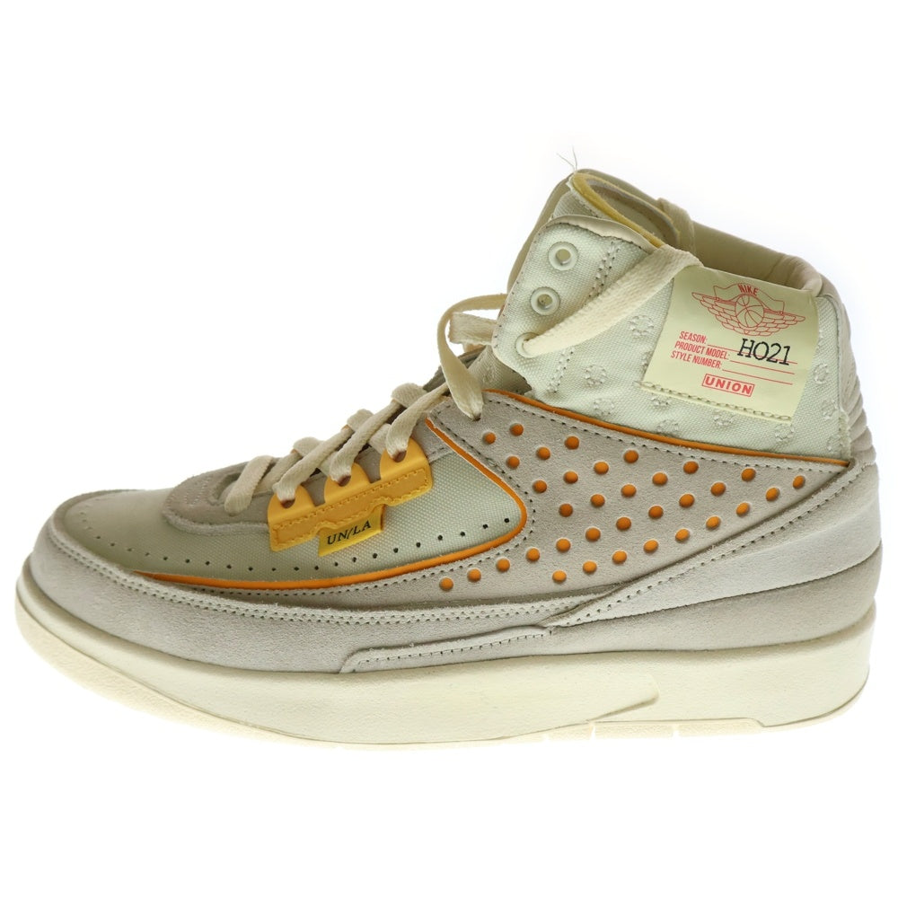 NIKE(ナイキ) ×UNION AIR JORDAN 2 RETRO SP UNION DN3802-200 ユニオン エアジョーダン レトロ ハイカットスニーカー アイボリー 24cm