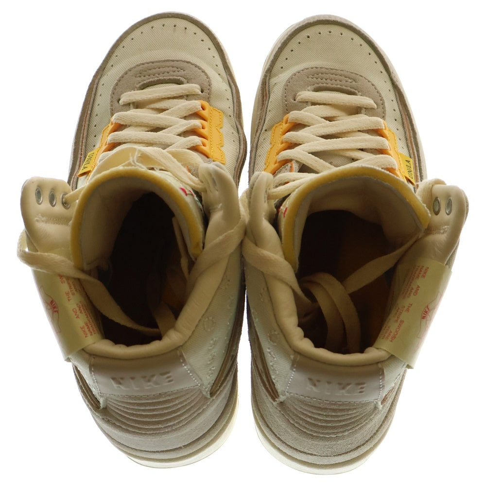 NIKE(ナイキ) ×UNION AIR JORDAN 2 RETRO SP UNION DN3802-200 ユニオン エアジョーダン レトロ ハイカットスニーカー アイボリー 24cm