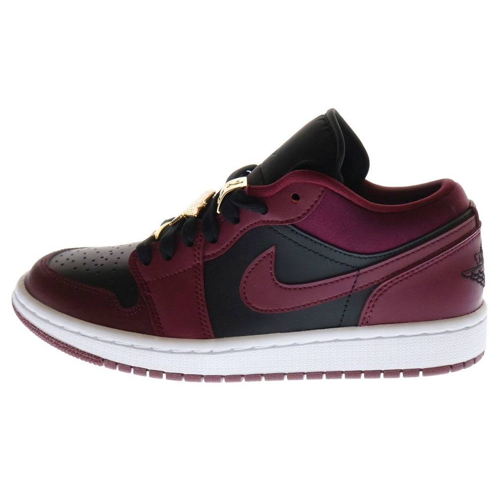 NIKE(ナイキ) WMNS AIR JORDAN 1 LOW DARK BEETROOT ウィメンズ エアジョーダン1 ローカットスニーカー ブラック/レッド US7/24.0cm DB6491-600