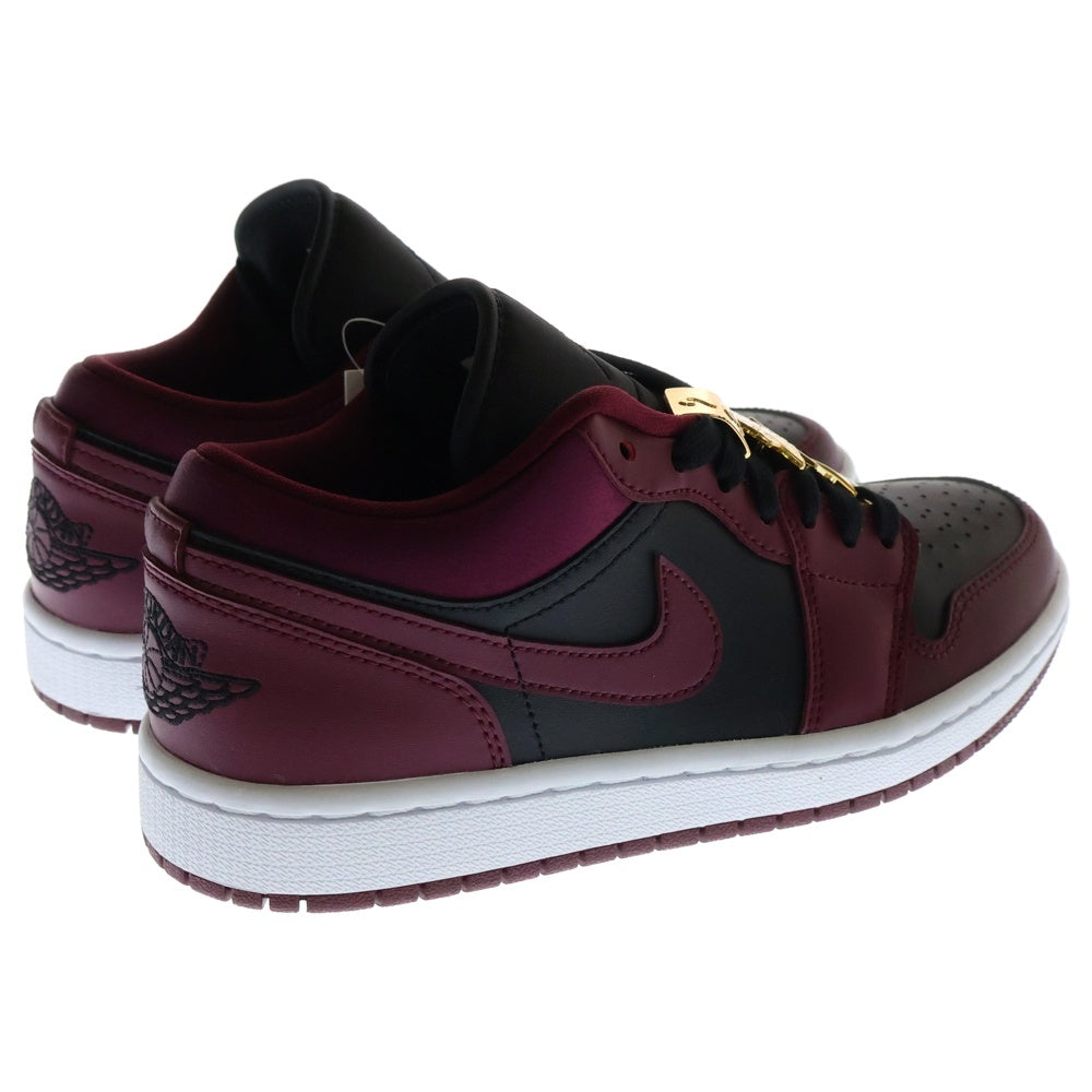 NIKE(ナイキ) WMNS AIR JORDAN 1 LOW DARK BEETROOT ウィメンズ エアジョーダン1 ローカットスニーカー ブラック/レッド US7/24.0cm DB6491-600