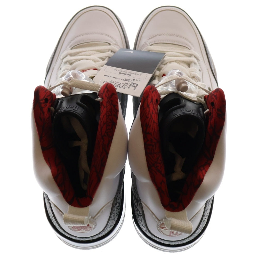 NIKE(ナイキ) JORDAN SPIZIKE ジョーダン スパイジーク ホワイトセメント ハイカットスニーカー ホワイト US12/30.0cm 315371-122