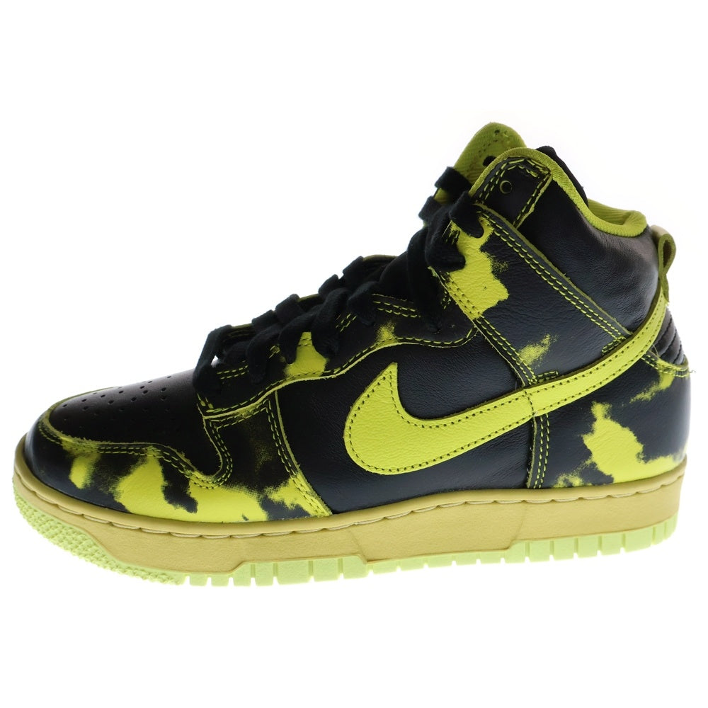 NIKE(ナイキ) DUNK HIGH 1985 SP Yellow Acid Wash ダンク ハイカットスニーカー イエロー/ブラック US6/24.0cm DD9404-001