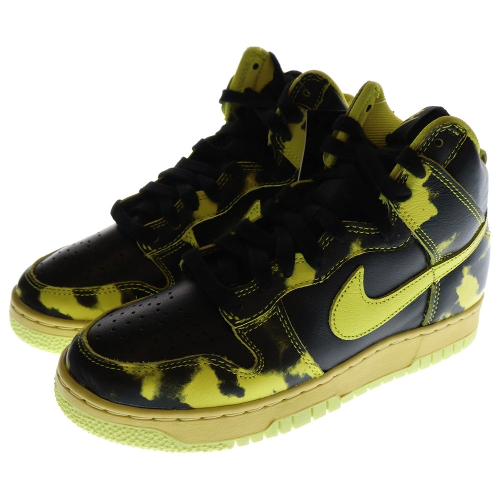 NIKE(ナイキ) DUNK HIGH 1985 SP Yellow Acid Wash ダンク ハイカットスニーカー イエロー/ブラック US6/24.0cm DD9404-001