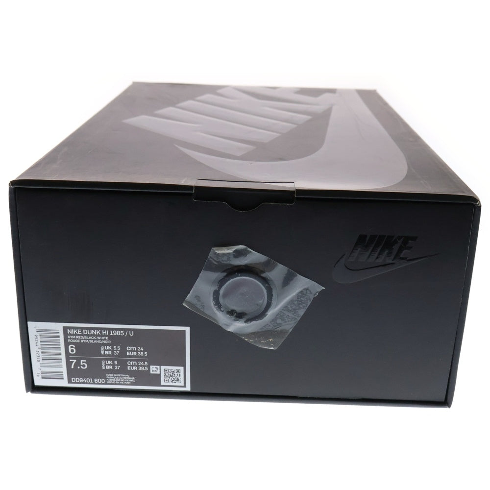 NIKE(ナイキ) ×UNDERCOVER DUNK HIGH UBA アンダーカバー ダンク ハイカットスニーカー ブラック/レッド US6/24.0cm DD9401-600