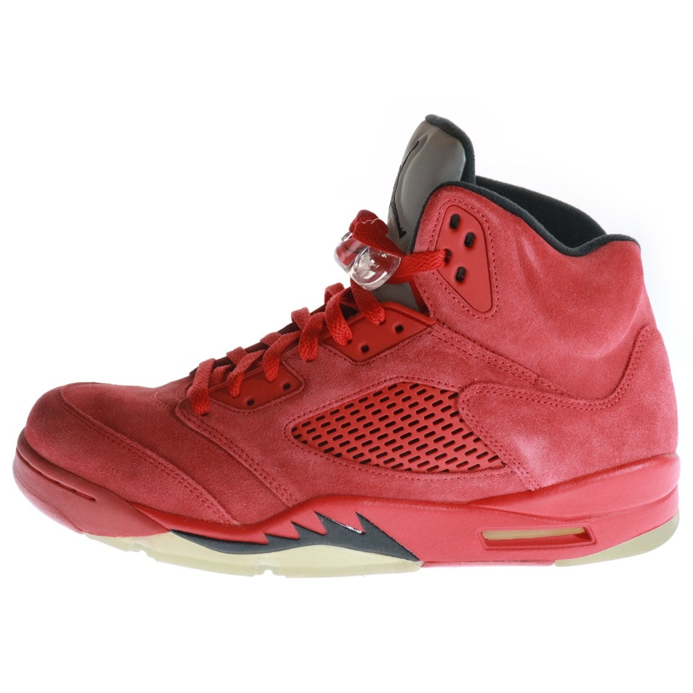 NIKE(ナイキ) AIR JORDAN 5 RETRO RED SUEDE エアジョーダン 5 レトロ レッドスウェード ハイカットスニーカー レッド US12/30.0cm 136027-602