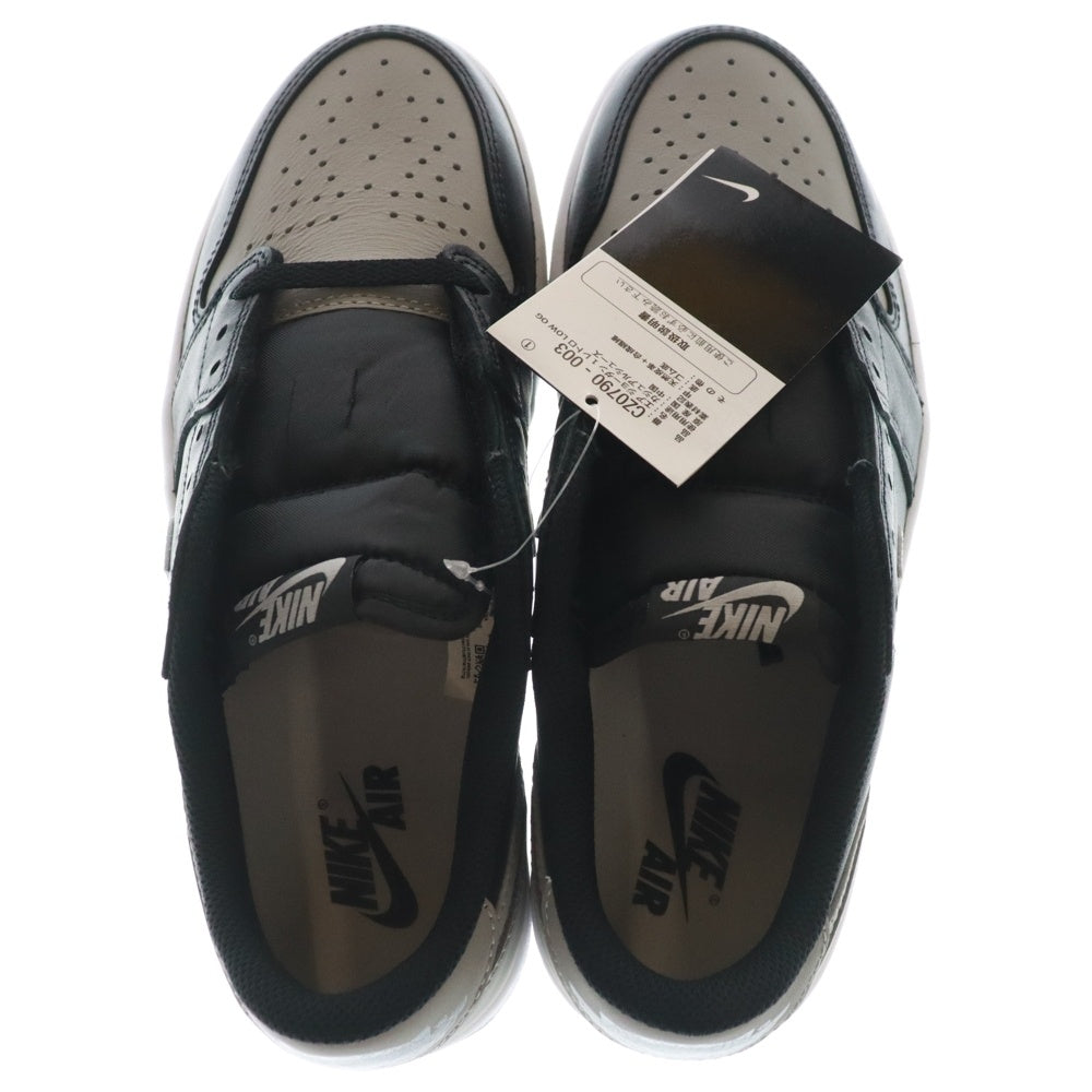 NIKE(ナイキ) AIR JORDAN 1 LOW OG Shadow エアジョーダン シャドウ ローカットスニーカー グレー US8/26.0cm CZ0790-003