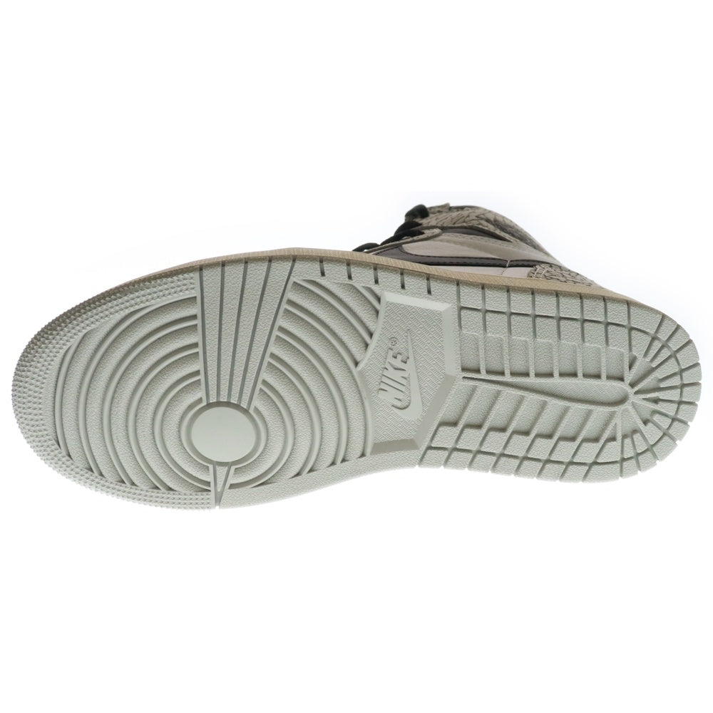 NIKE(ナイキ) AIR JORDAN 1 RETRO HIGH OG White Cement Safari エア ジョーダン 1 レトロ ハイカットスニーカー ホワイトセメント サファリ US8/26.0cm DZ5485-052