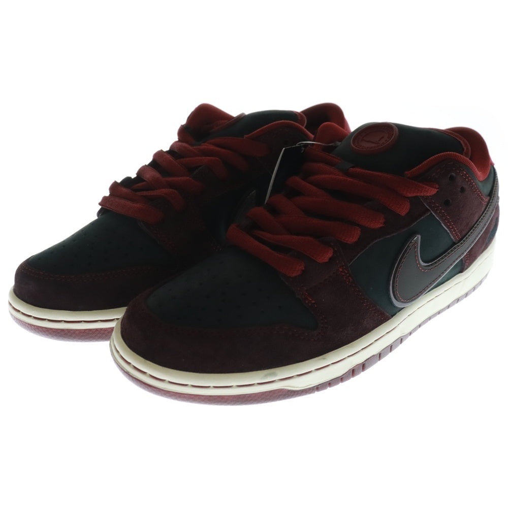 NIKE(ナイキ) ×RIOT SKATESHOP DUNK LOW PRO QS FZ1289-200 ライオット スケートショップ ダンク ローカットスニーカー ブラック/バーガンディ US8.5/26.5cm