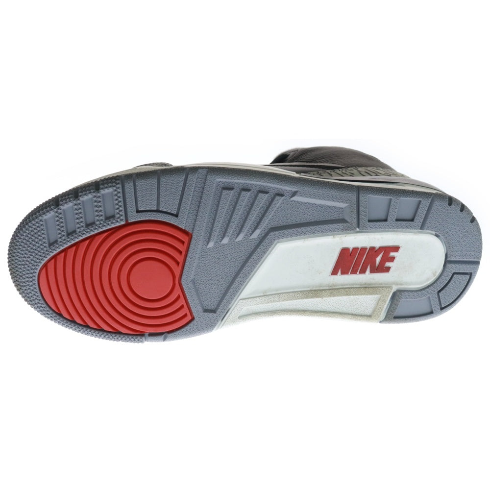 NIKE(ナイキ) AIR JORDAN 3 RETRO BLACK CEMENT エアジョーダン3 レトロ ブラックセメント ハイカットスニーカー シューズUS8.5/26.5cm
