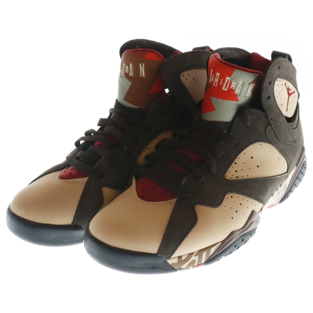 NIKE(ナイキ) ×PATTA AIR JORDAN 7 OG BROWN パタ エアジョーダン7 ハイカットスニーカー ブラウン US10.5/28.5cm AT3375-200
