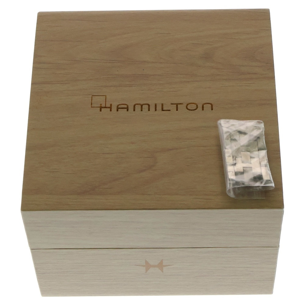 HAMILTON(ハミルトン) Jazzmasteer Small Second ジャズマスター 黒文字盤 S/S 自動巻き アナログウォッチ 腕時計 シルバー H386550