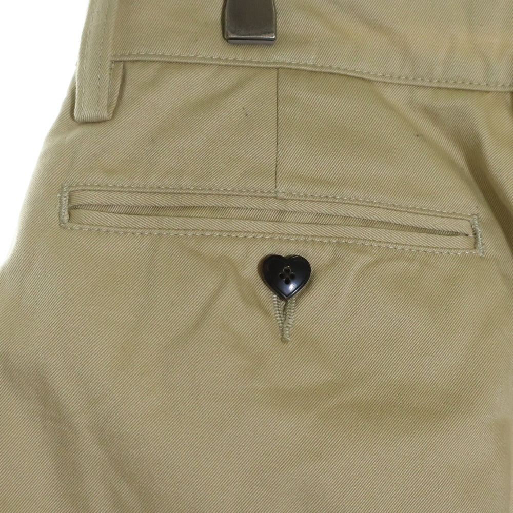 HUMAN MADE(ヒューマンメイド) CHINO PANTS チノパンツ ジップフライ ベージュ HM29PT013