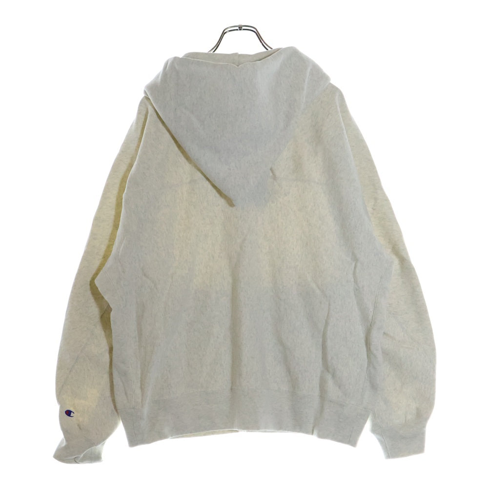 CHAMPION(チャンピオン) ×N.HOOLYWOOD ZIP UP HOODIE エヌハリウッド リバースウィーブ フーデッド ジップアップパーカー グレー C8-Y113