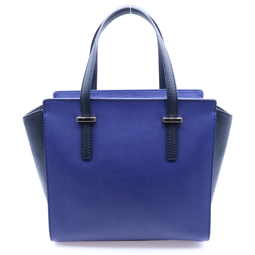 Kate Spade(ケイトスペード) 2WAY レザーハンド ショルダーバッグ ネイビー/ブラック レディース