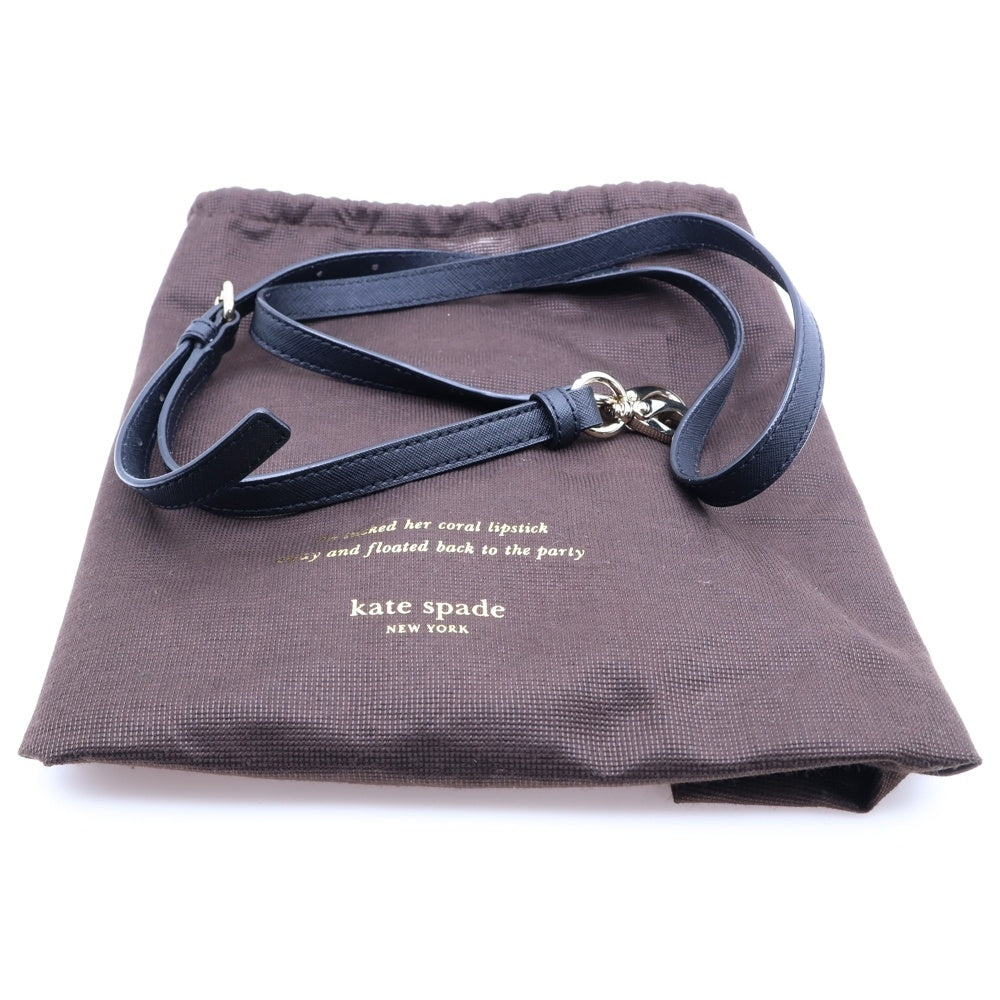 Kate Spade(ケイトスペード) 2WAY レザーハンド ショルダーバッグ ネイビー/ブラック レディース