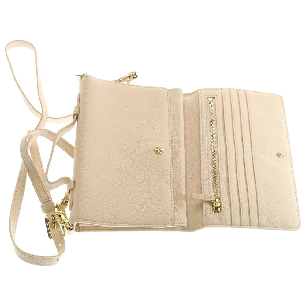 TORY BURCH(トリー バーチ) ロビンソン ロゴプレート チェーンショルダーバッグ ピンク レディース