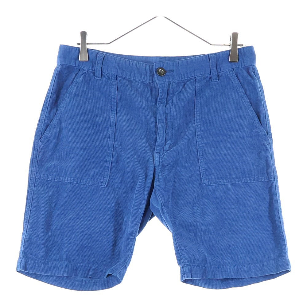 JOURNAL STANDARD relume(ジャーナルスタンダード レリューム) コットン コーデュロイ ハーフパンツ ブルー 14-030-464-7050-1-0