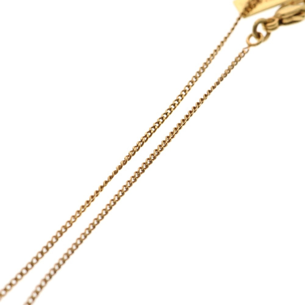 SAINT LAURENT PARIS(サンローランパリ) カサンドラ YSLロゴ チャーム ブレスレット ゴールド
