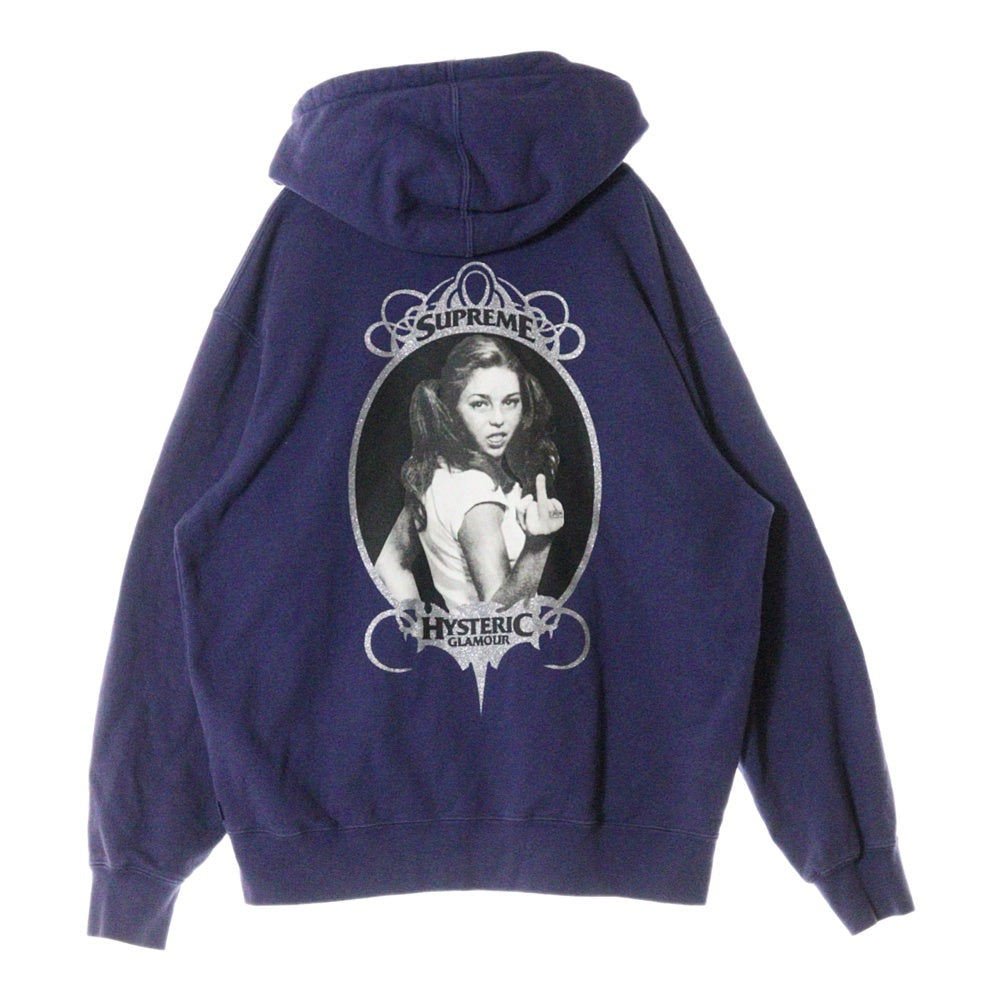 SUPREME(シュプリーム) 21SS ×HYSTERIC GLAMOUR Zip Up Hooded Sweatshirt ヒステリックグラマー ジップアップパーカー スウェット パープル