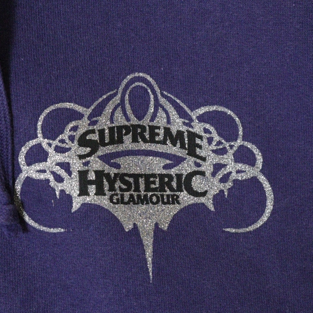SUPREME(シュプリーム) 21SS ×HYSTERIC GLAMOUR Zip Up Hooded Sweatshirt ヒステリックグラマー ジップアップパーカー スウェット パープル