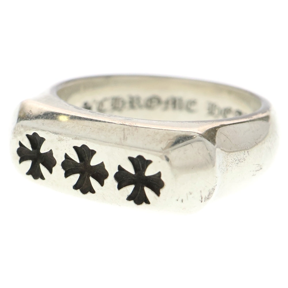 CHROME HEARTS(クロムハーツ) LIL PJ 3CH PLUS リル PJ 3CHプラスシルバーリング シルバー