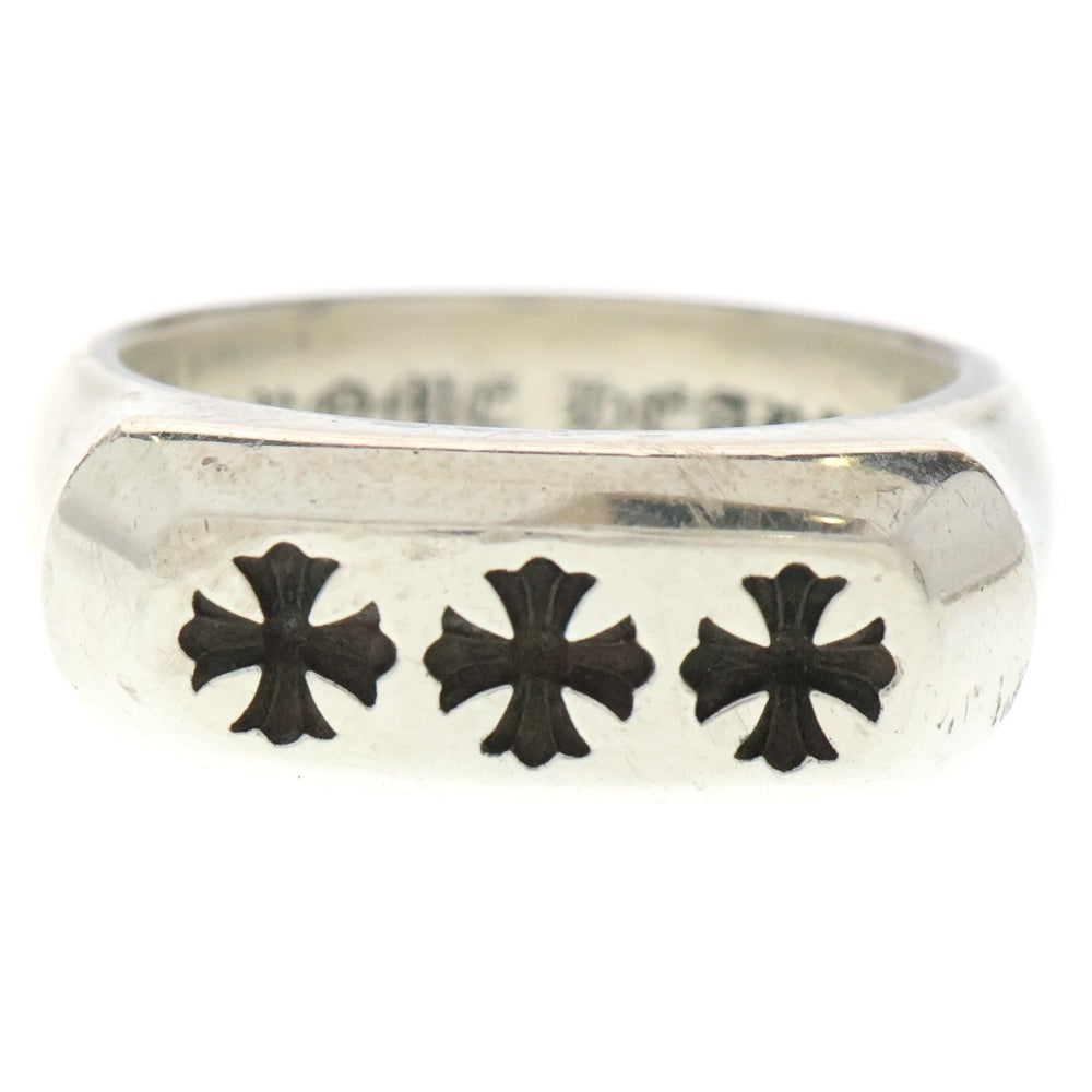 CHROME HEARTS(クロムハーツ) LIL PJ 3CH PLUS リル PJ 3CHプラスシルバーリング シルバー