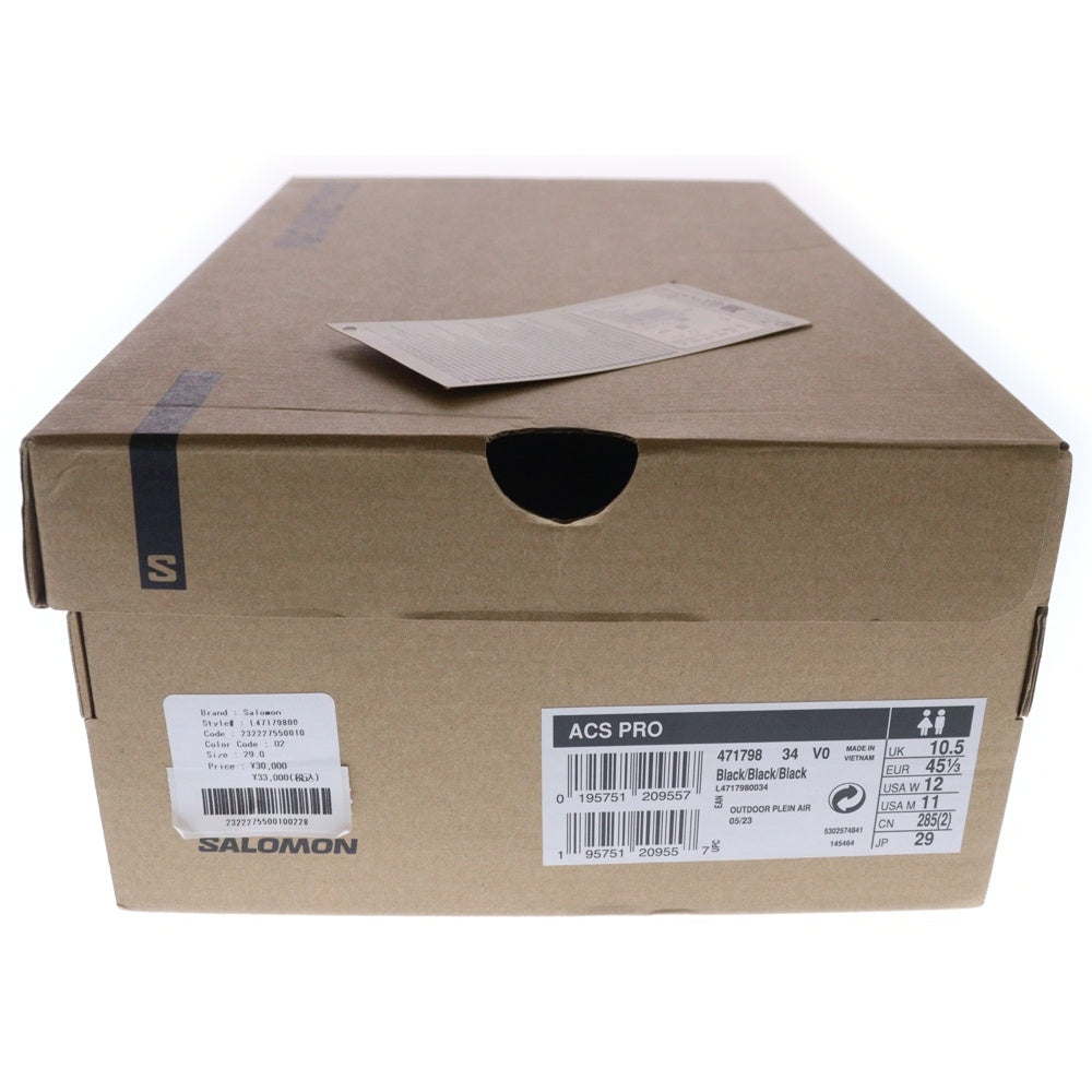 SALOMON(サロモン) ACS PRO ローカットスニーカー シューズ ブラック US11/29cm 471798