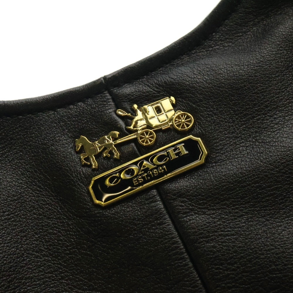 COACH(コーチ) ロゴモチーフ トートバッグ レザー ブラック 18612