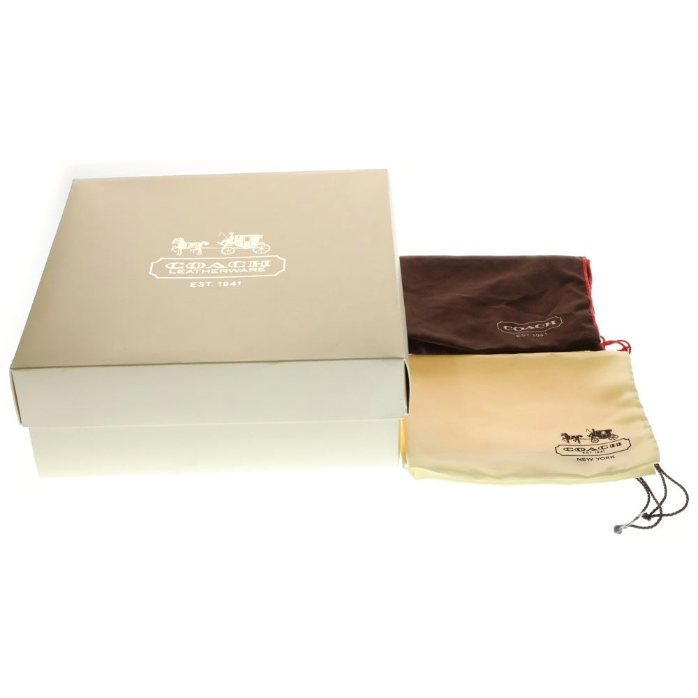 COACH(コーチ) ラウンドジップ レザー ショルダーバッグ ホワイト レディース 10399