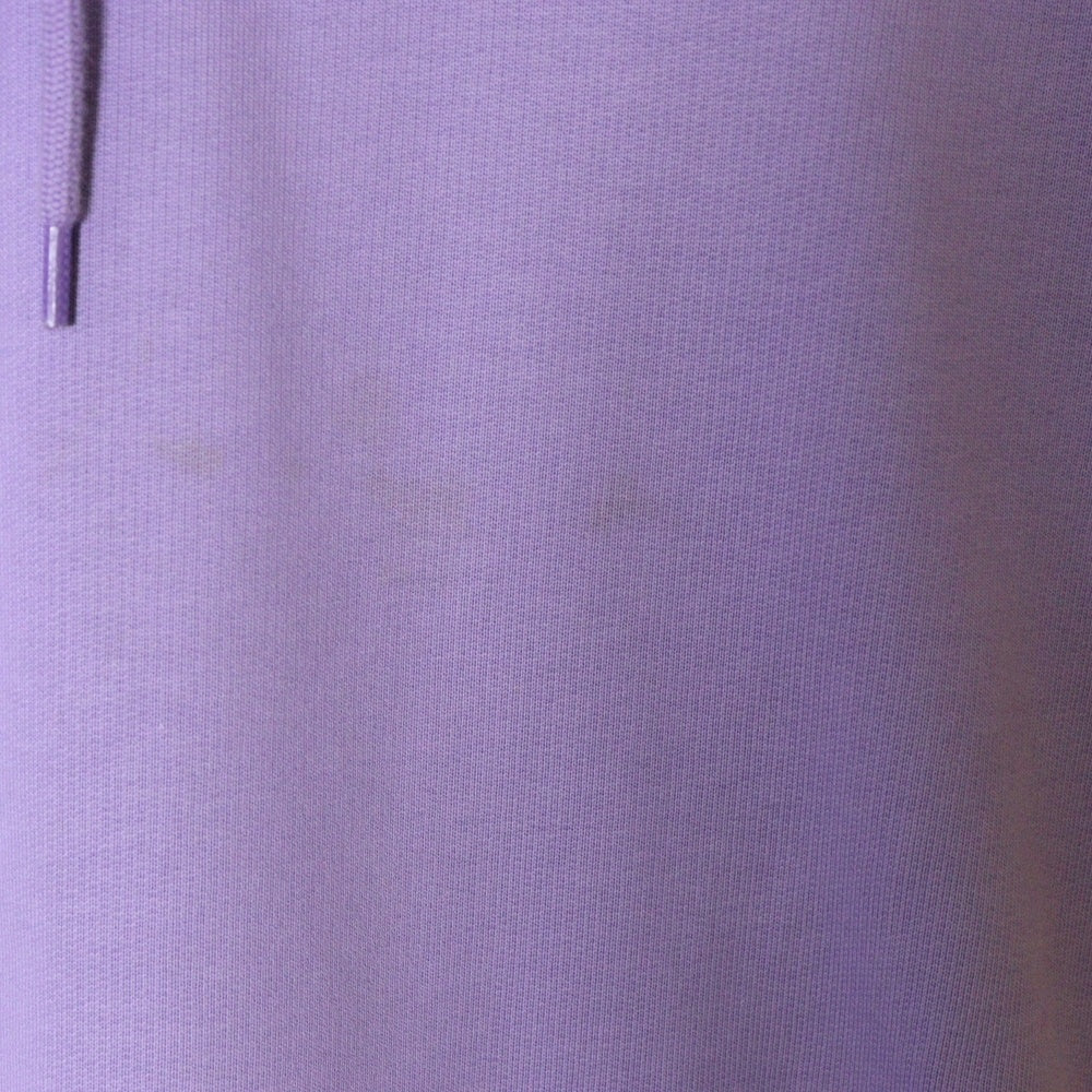 BALENCIAGA(バレンシアガ) 21AW Political Campaign Medium Fit Hoodie キャンペーンロゴ 刺繍デザイン スウェット パーカー パープル 578135 TKVI9