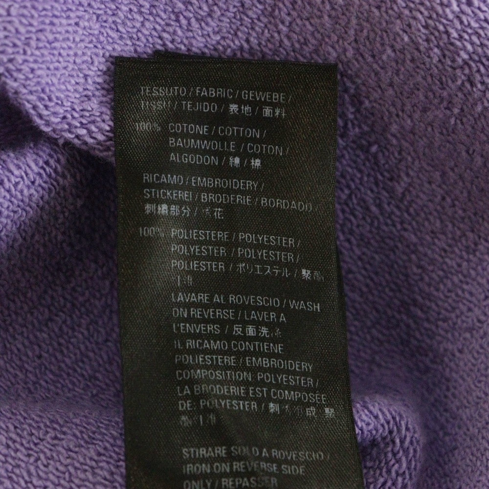 BALENCIAGA(バレンシアガ) 21AW Political Campaign Medium Fit Hoodie キャンペーンロゴ 刺繍デザイン スウェット パーカー パープル 578135 TKVI9