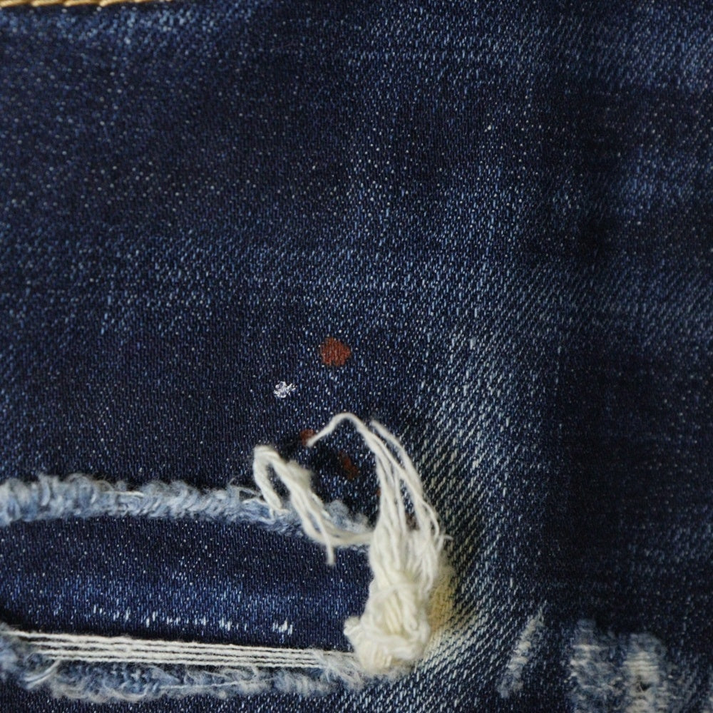 DSQUARED2(ディースクエアード) Skater JEAN スケーター ジーンズ クラッシュ加工 デニムパンツ インディゴ S71LB0756