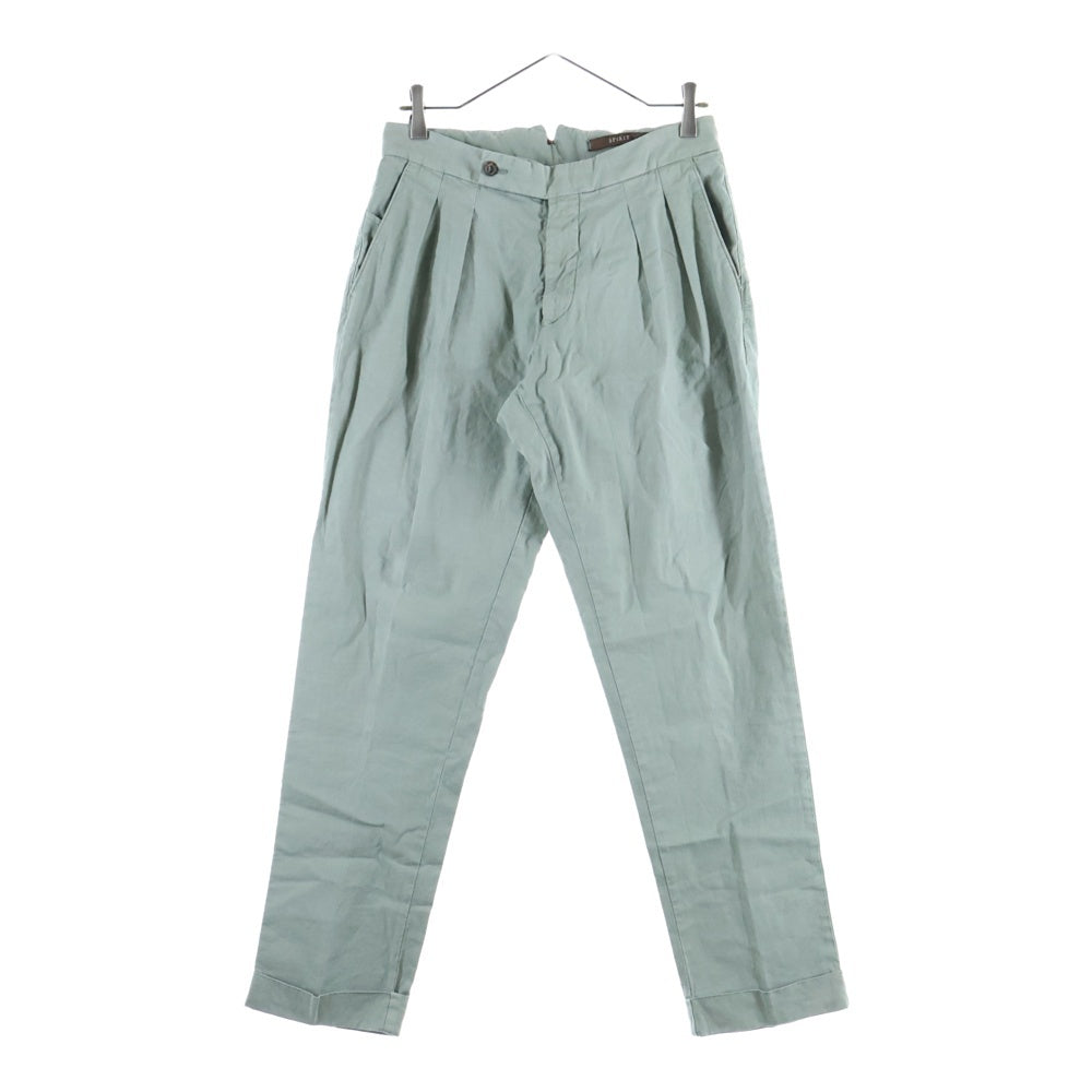 BERWICH(ベルウィッチ) SCOTCH ジップフライ ストレートパンツ カーキ