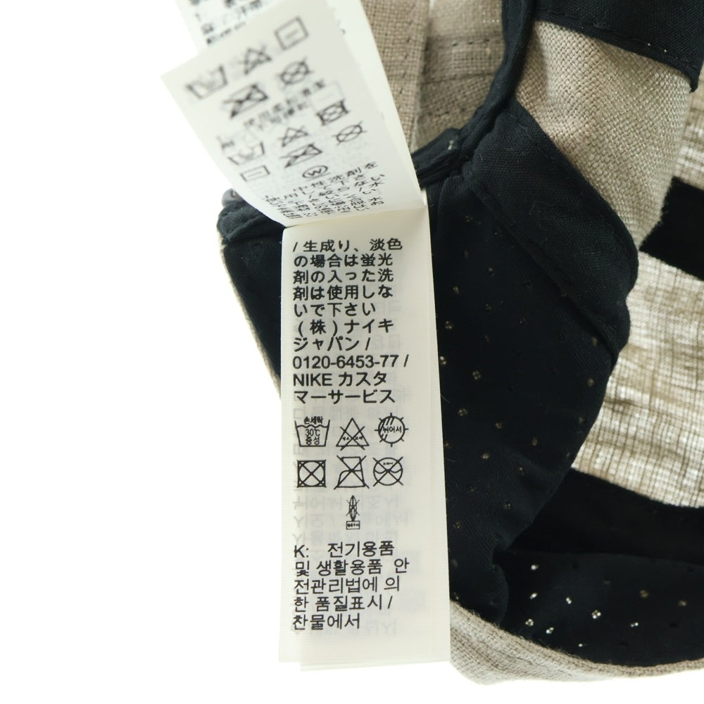 NIKE(ナイキ) ×STUSSY Linen Fly Cap ステューシー リネンフライキャップ グレー