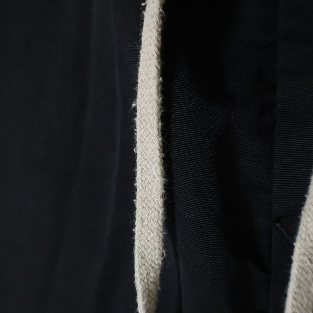 DRKSHDW(ダークシャドウ) 17SS DRAWSTRING LONG ドローストリングサルエルパンツ ブラック DU17S5374-MU
