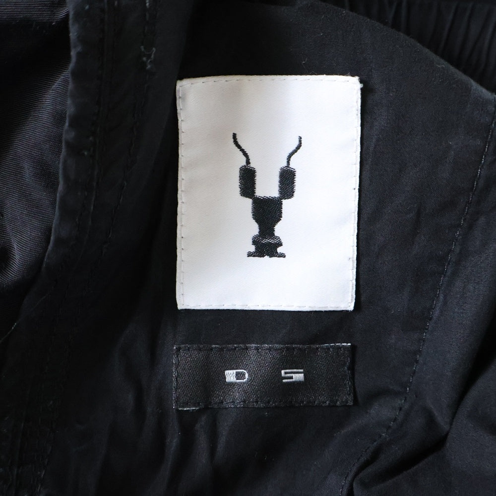 DRKSHDW(ダークシャドウ) 17SS DRAWSTRING LONG ドローストリングサルエルパンツ ブラック DU17S5374-MU