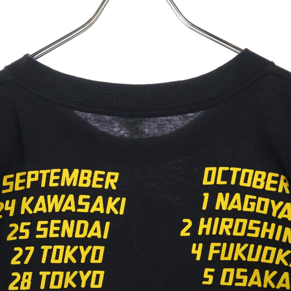 VINTAGE(ヴィンテージ) 90S HELLOWEEN SPORTS WEAR SUPER ROCK 92 フロントロゴプリント半袖Tシャツ カットソー ブラック